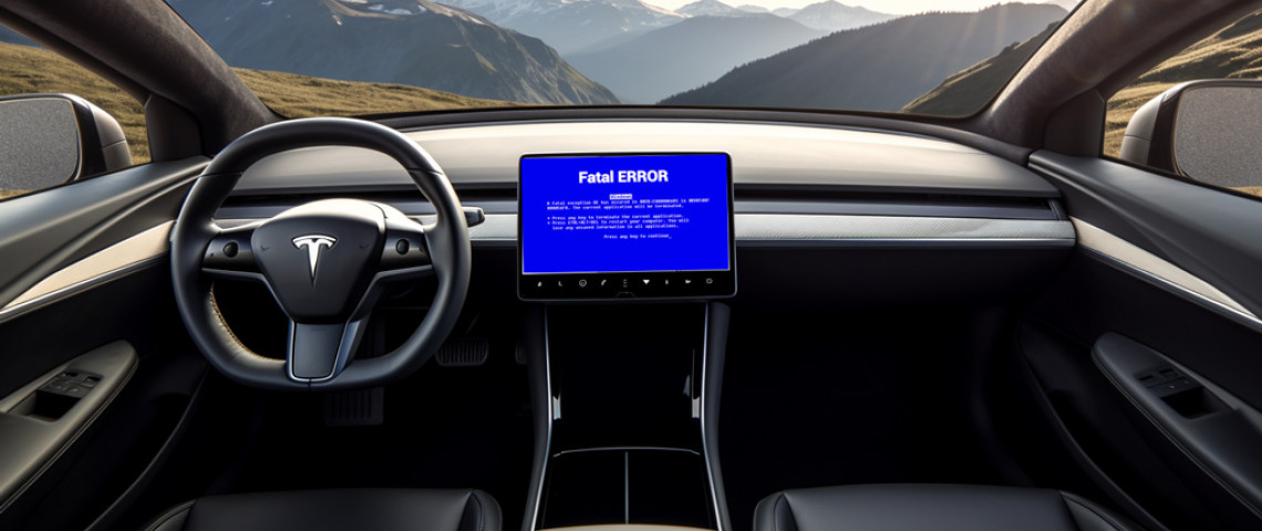 אתחולים ספונטניים של טסלה מודל 3